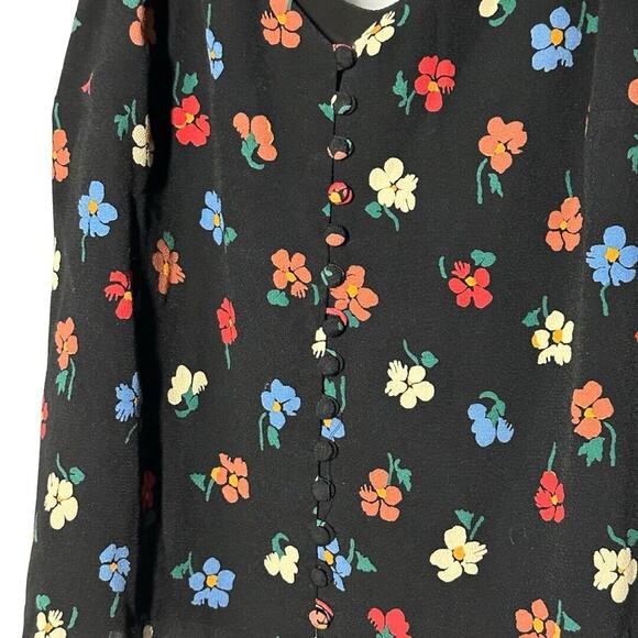 Madewell Button Down Pressed Flowers Strappy Cami Size 2 - Picture 4 of 9